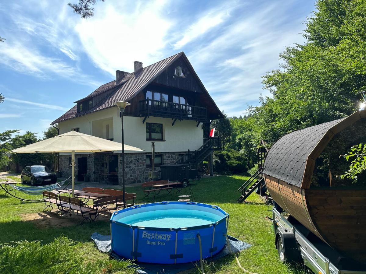 Lesniczowka Wiezyca I Domki Szymbark  Kültér fotó